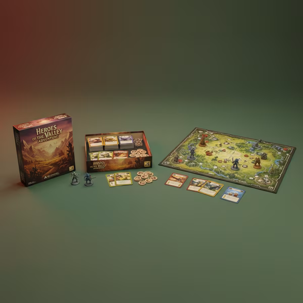Helden des Tals thematisches Brettspiel